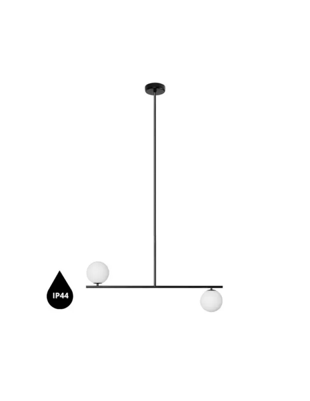 UMMO SUGURI C czarna lampa sufitowa w rozmiarze XL z podwyższoną szczelnością IP44 SGC322RS66 Ograniczona ilość