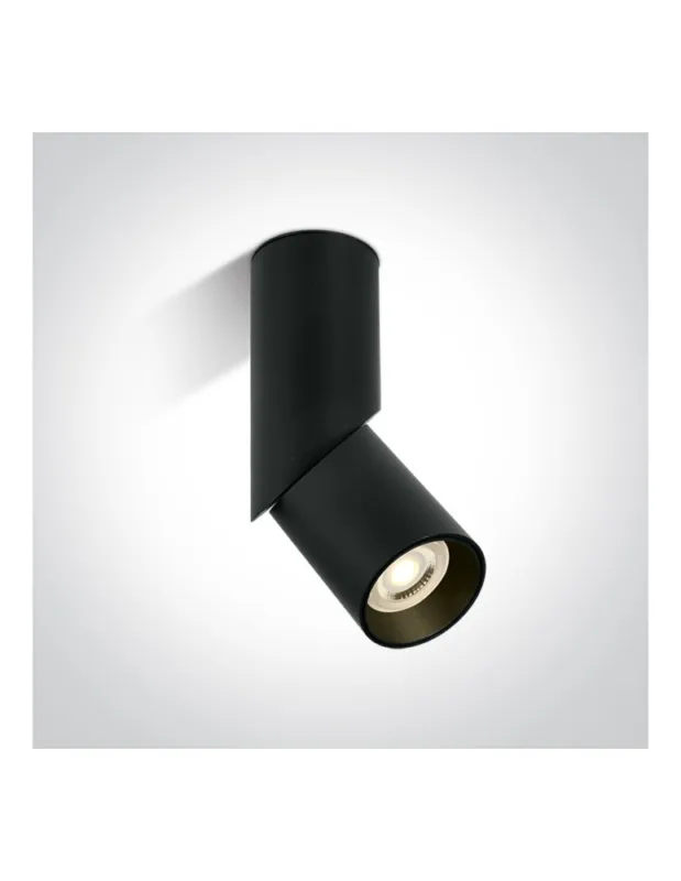One Light DAVOS E4 sufitowa 10W GU10 czarny 12105E4/B Nie przegap