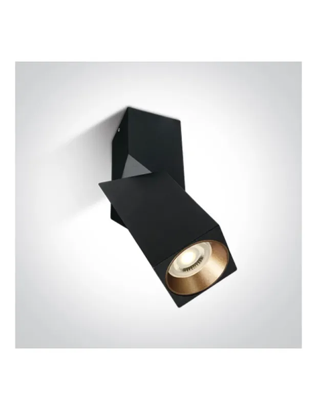 One Light DAVOS E6 sufitowa 10W GU10 czarny 12105E6/B Oferta limitowana