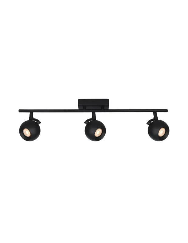 Cena promocyjna Italux Lafin Reflektorek/Spot 3xGU10 10W Czarny piaskowany SPL-45379-3-BK