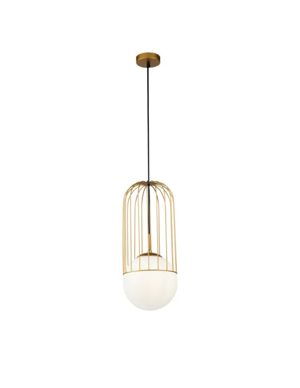 Zamów teraz Maytoni Telford 1xE27 40W wisząca P363PL-01G złoty kolory-swiatla.pl