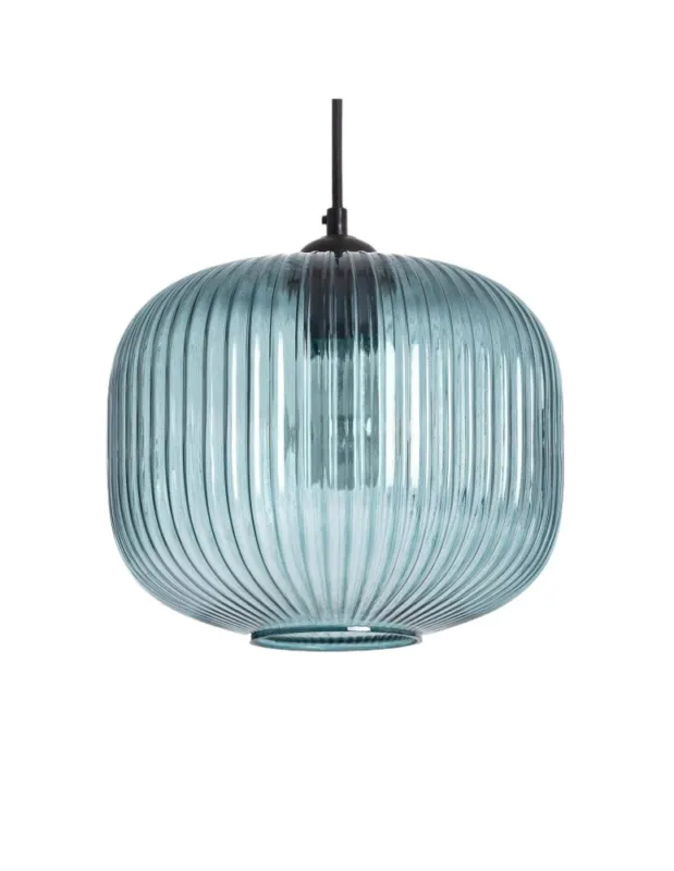 Abruzzo Lampa Wisząca Niebieska E27 Ø25cm Mandi ABR-LWK-MAD Oferta limitowana