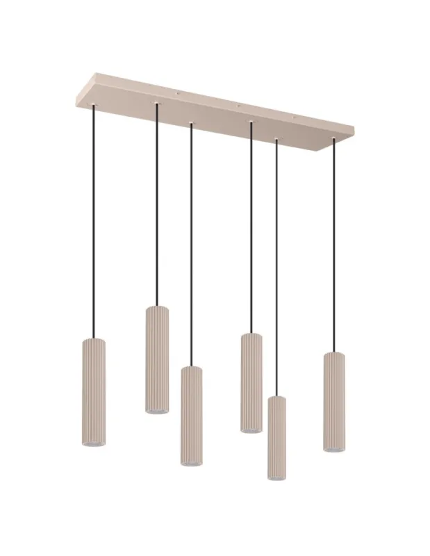 Thoro Lampa wisząca IVAR 6L taupe LED 3000K TH.605 Zamów teraz