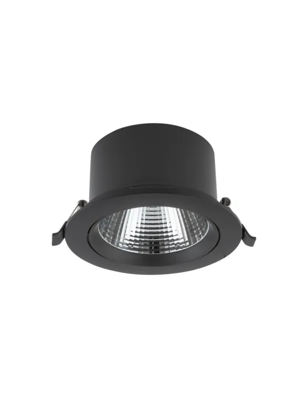 Dostępne od ręki Nowodvorski EGINA LED 15W Spot Podtynkowa Max moc 15W LED 3000K Czarny 10557
