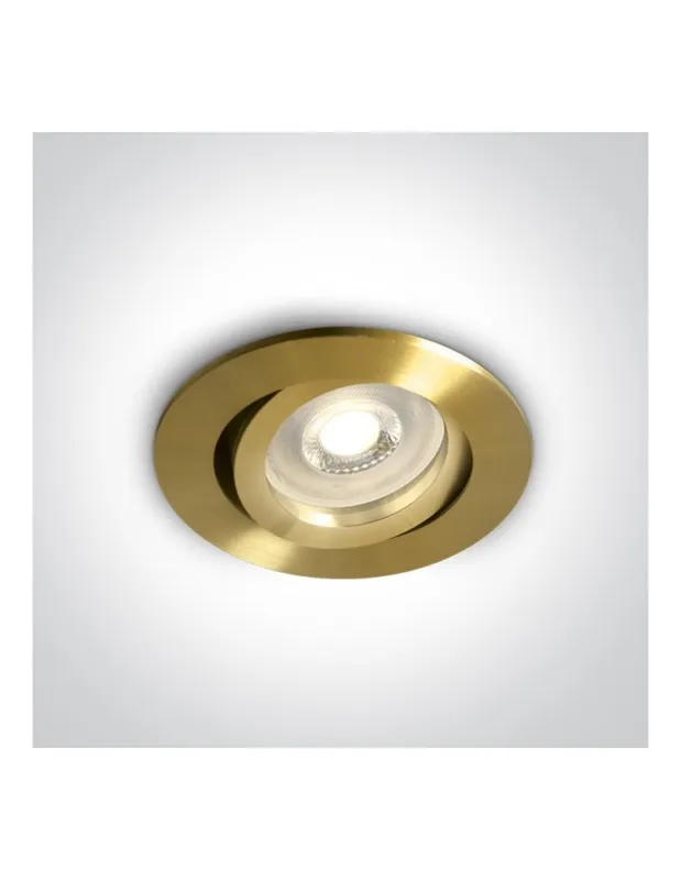 One Light Wpust mosiądz mat GU10 Koraku 11105A1/BBS kolory-swiatla.pl Szybka wysyłka