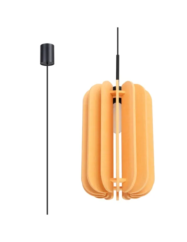 Szybka wysyłka Sollux Lampa wisząca MULA 27 żółta SL.1858