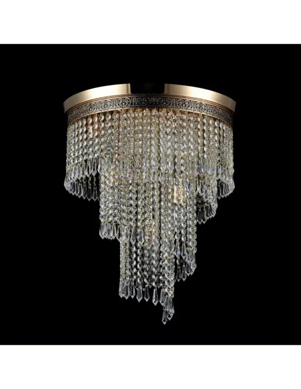 Maytoni Cascade 7xE14 60W żyrandol DIA522-CL-07-G złoty kolory-swiatla.pl Cena promocyjna