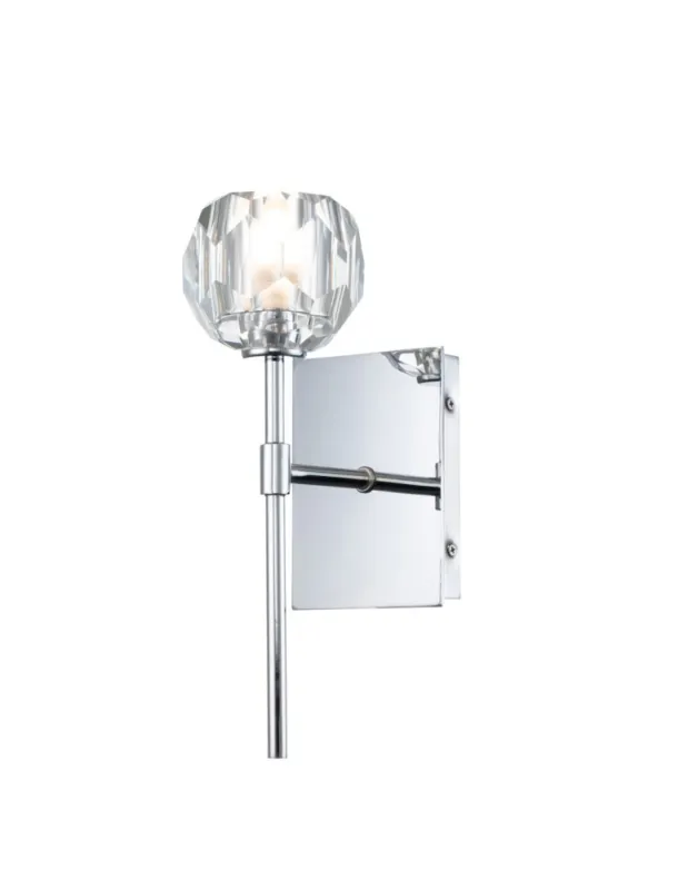 Nie przegap Quintiesse Kinkiet Regalia - 1 źródło światła IP44 Elstead Lighting QN-REGALIA1-PC-BATH