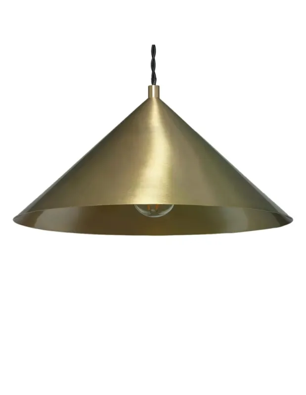 Abruzzo Lampa Wisząca Złoty Stożek Horte E27 ABR-LWHZ-E27 Tylko do końca tygodnia
