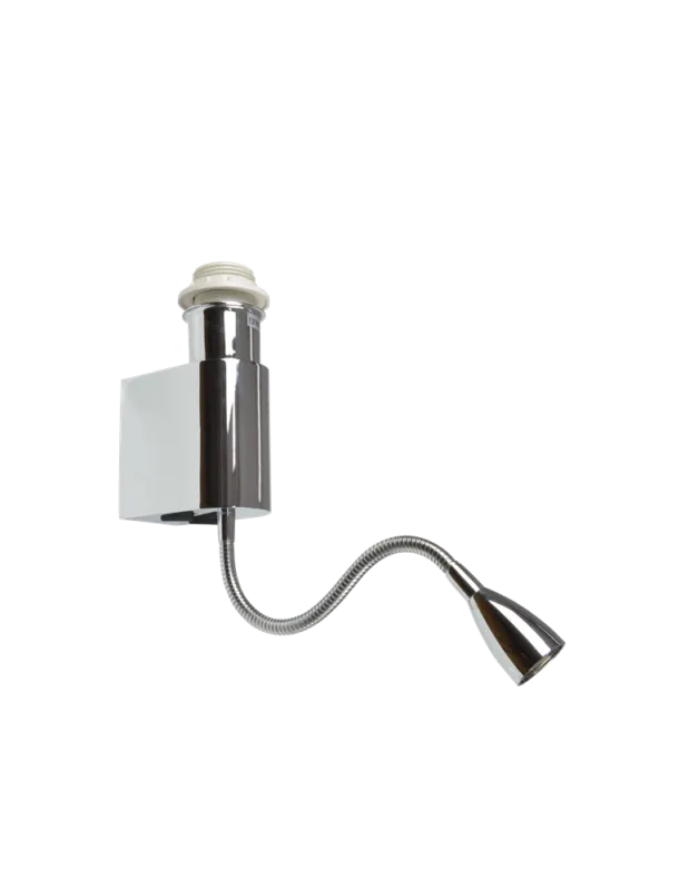 Azzardo AMADEO LAMPBODY E27+3W 1xLED Ramię z Bazą Montażową bez Abażuru Biały AZ2418 kolory-swiatla.pl Wyjątkowa oferta