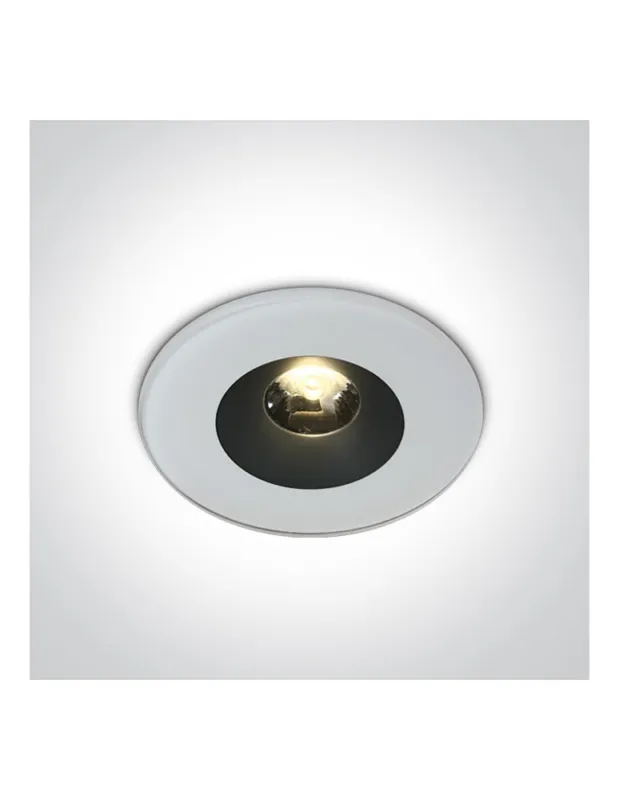 Ostatnia szansa One Light BAIDA wpust stały 6W 3000K biały IP65 10106V/W/W