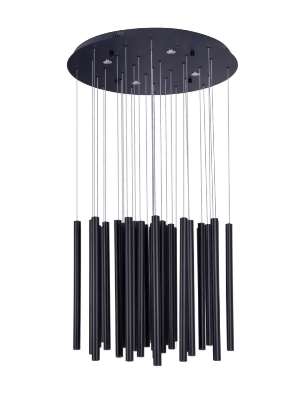 MAXLIGHT P0419D LAMPA WISZĄCA ORGANIC 33x1 CZARNA Okazja
