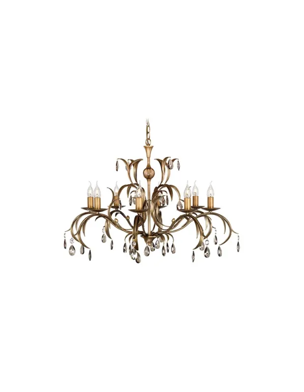 Elstead Lighting Interior Wisząca LILY 8x60W E14 LL8 ANT BRZ kolory-swiatla.pl Zamów teraz
