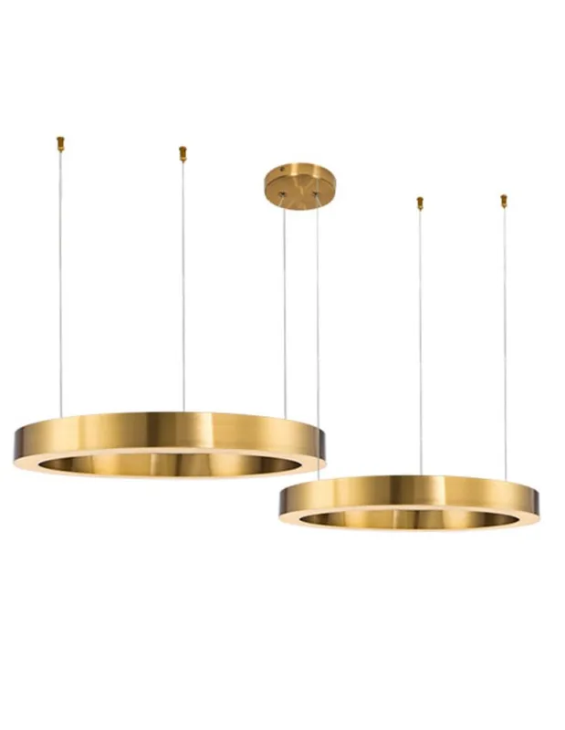Step into Design LED lamp CIRCLE 40+60 brushed brass Wysoka jakość