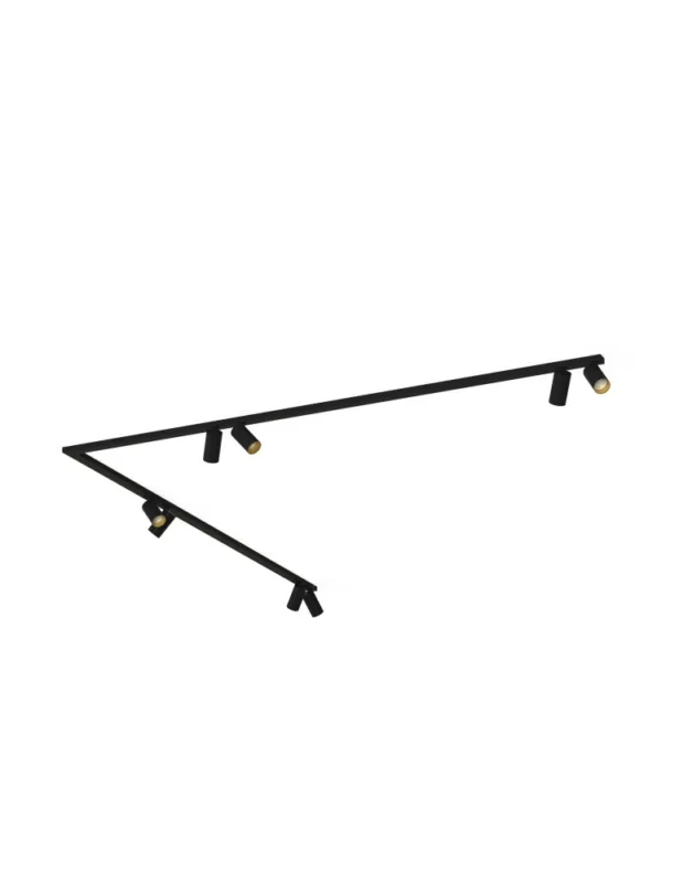 Hit sprzedaży Nowodvorski MONO CORNER 2x200 10W only LED GU10 Czarny