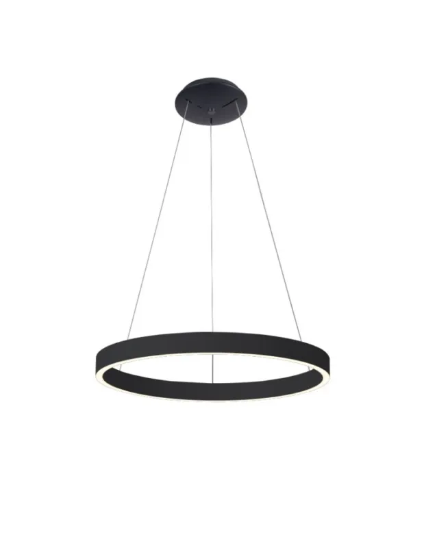 Rabat Azzardo ANDREA 60 3000K DIMM (10W+40W) BK Wisząca z Możliwością Ściemniania AZ5098Lampy wiszące okręgi