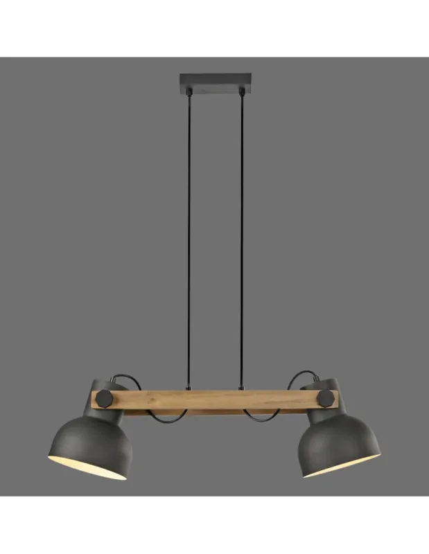 Szybka dostawa CUP 2.0 LAMPA WISZĄCA CZARNY/DREWNO