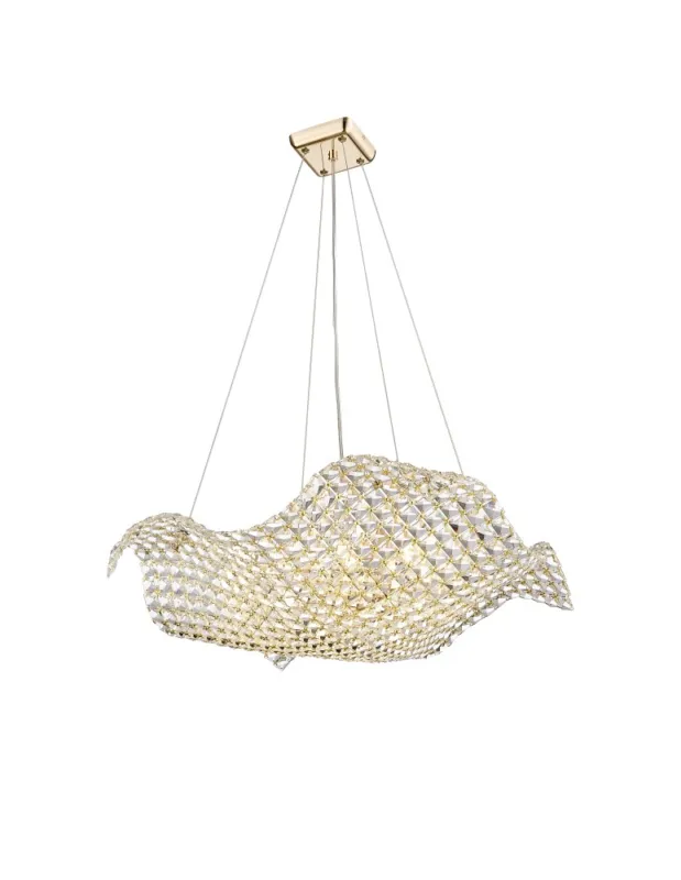 TIARA LAMPA WISZĄCA ZŁOTA/GOLD Wyprzedaż