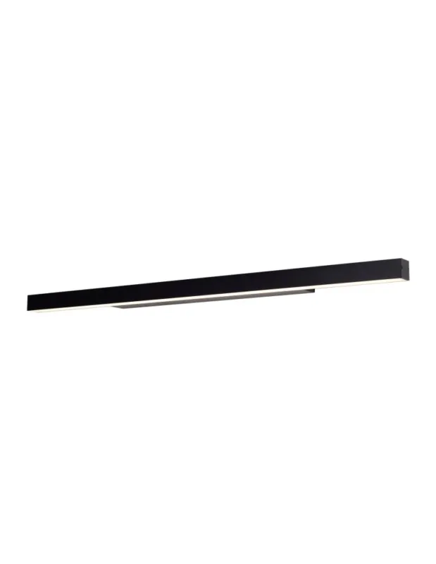 Zniżka Maxlight Kinkiet Linear IP44 Black 36W 4000K Ściemnialny W0266