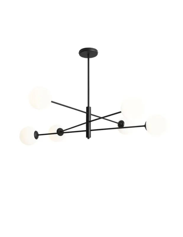 Tylko dziś ALDEX PLAFON HOMME 6 CZARNY, 6 x max 60W (1090PL_K1)