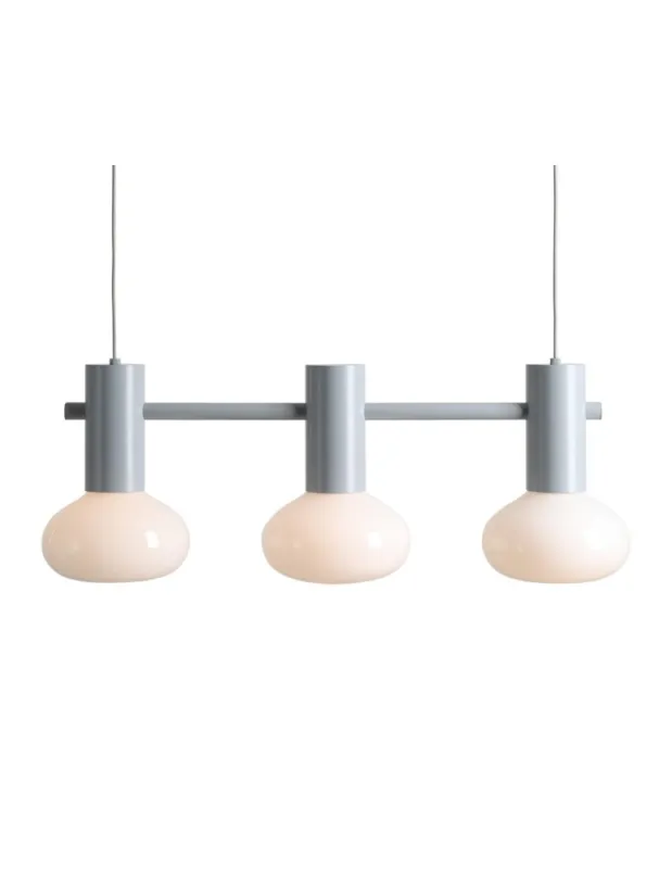 Ostatnia szansa Aldex Lampa Wisząca FLO 3 GREY S(żarówki w zestawie) 3 x max 10W LED (7000E22_S)