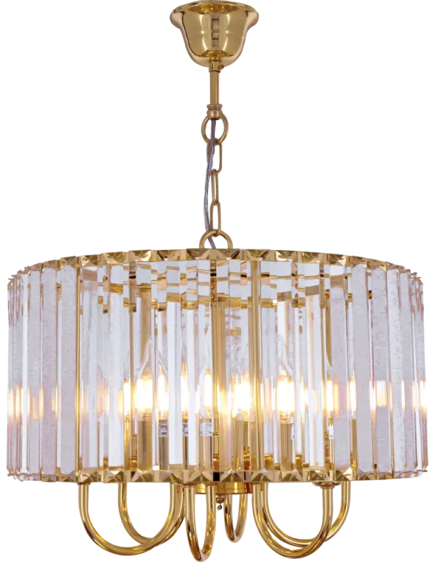 Zuma Line Paris Lampa Wisząca Złoty/Przezroczysty 1906/6 kolory-swiatla.pl Szybka wysyłka
