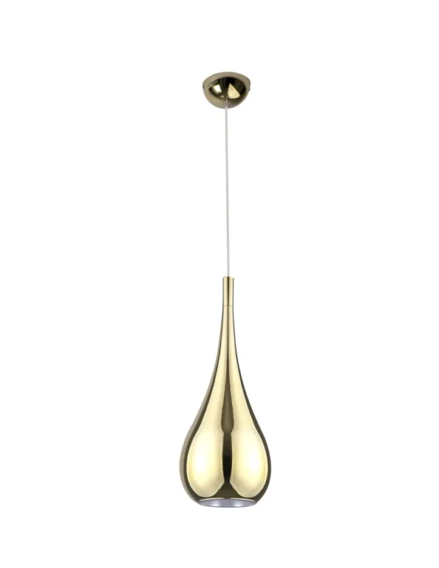 Szybka dostawa Maxlight Drop Wisząca Złota 20cm 1xE27 P0308