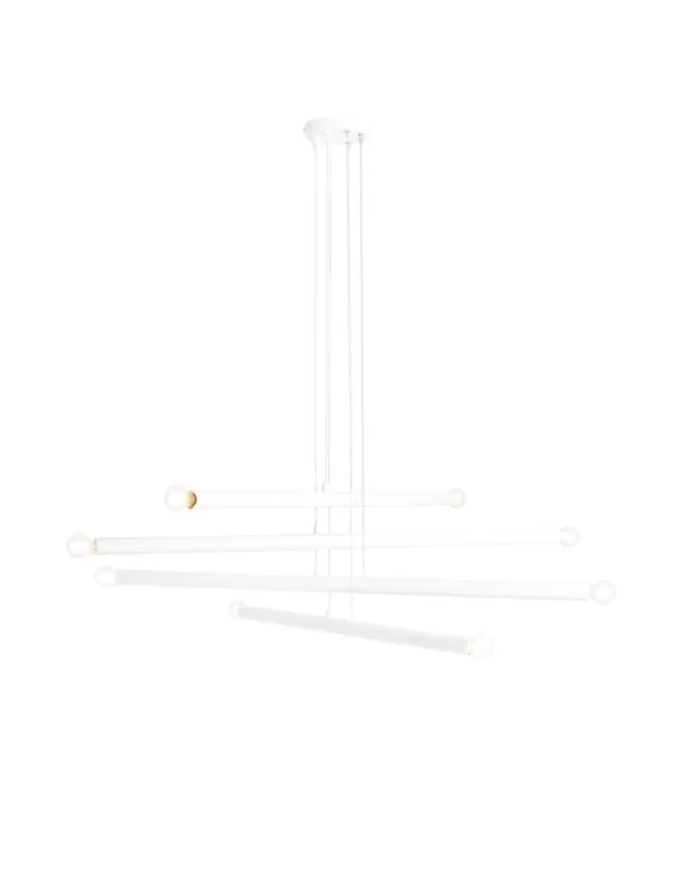 Szybka wysyłka ALDEX LAMPA WISZĄCA TUBO 8 BIAŁY, 8 x max 40W (1072P)