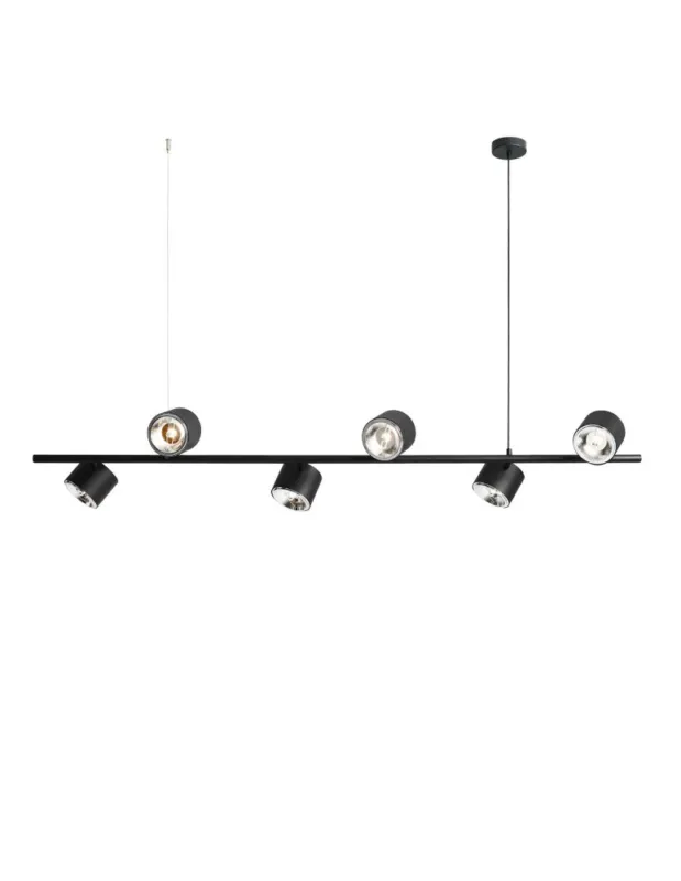ALDEX LAMPA WISZĄCA BOT 6 CZARNY, 6 x 35W (1047K) Wybór klientów