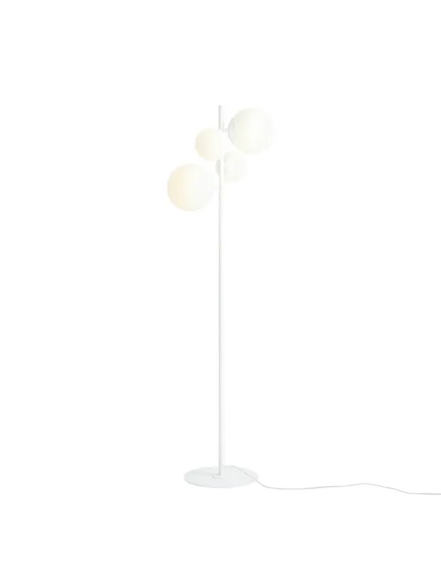 Tylko do końca tygodnia ALDEX LAMPA STOJĄCA BLOOM BIAŁY, 2 x 60W 2 x 40W (1091A)