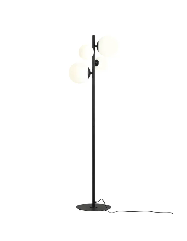 ALDEX LAMPA STOJĄCA BLOOM CZARNY, 2 x 60W 2 x 40W (1091A1) Hit cenowy