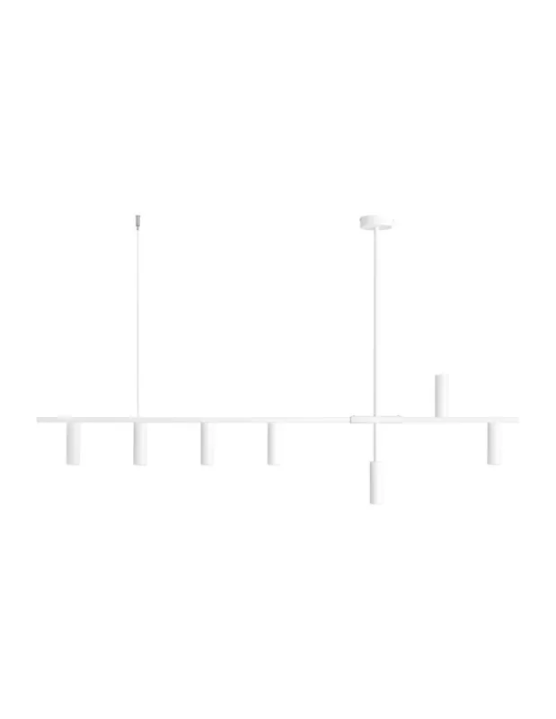 Taniej Aldex Lampa Wisząca TREVO 7 ALL WHITE 7 x 35W (1104T)