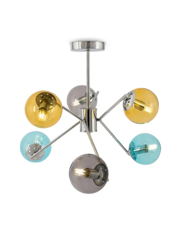 Maytoni Nancy Żyrandol Nowoczesny 6xE14 40W Chrom MOD139PL-06CH Niska cena