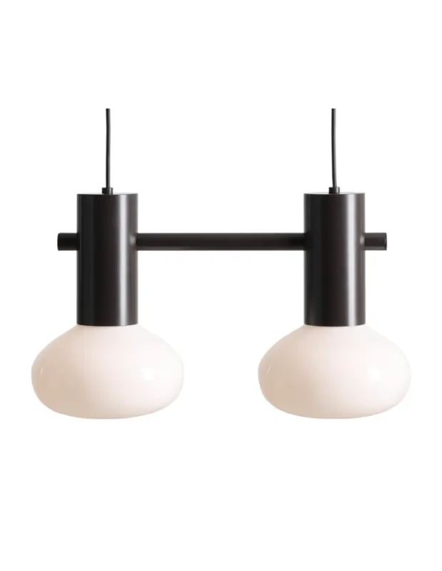 Wyjątkowa oferta Aldex Lampa Wisząca FLO 2 MOKKA S(żarówki w zestawie) 2 x max 10W LED (7000H28_S)