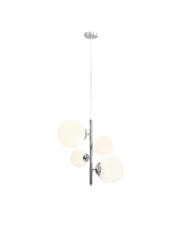 Wyjątkowa oferta ALDEX LAMPA WISZĄCA BLOOM 4 CHROM, 2 x 40W / 2 x 60W (1091L4)
