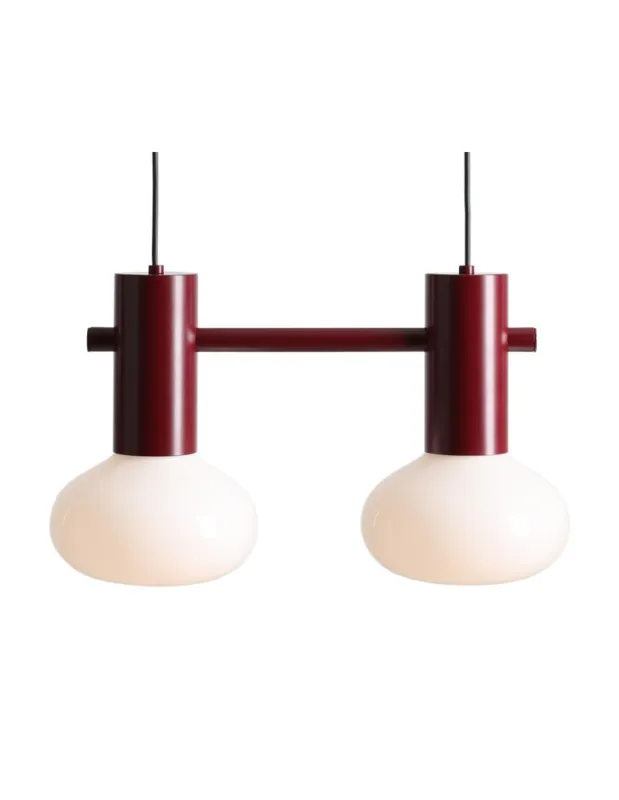 Wysoka jakość Aldex Lampa Wisząca FLO 2 RUBY S(żarówki w zestawie) 2 x max 10W LED (7000H27_S)
