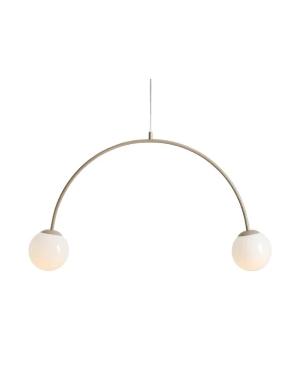 Bestseller Aldex Lampa Wisząca UNA 2 BEIGE 2 x max 10W LED (1116H17)