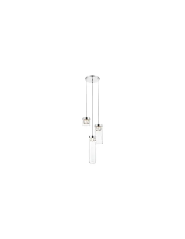 Bezpieczna płatność Zuma Line GEM 3xG9 Chrom P0389-03D-F4AC Wisząca kolory-swiatla.pl