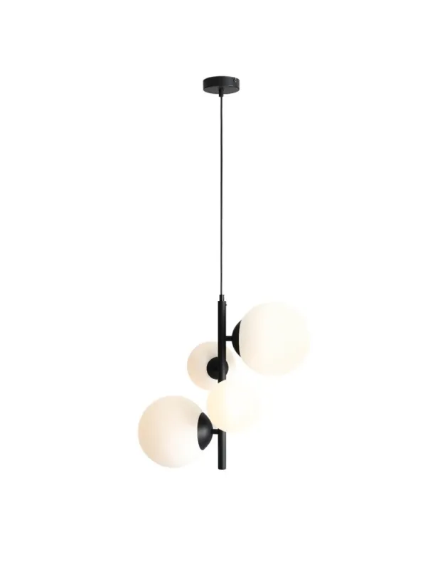 Tani ALDEX LAMPA WISZĄCA BLOOM 4 CZARNY, 2 x 40W / 2 x 60W (1091L1)