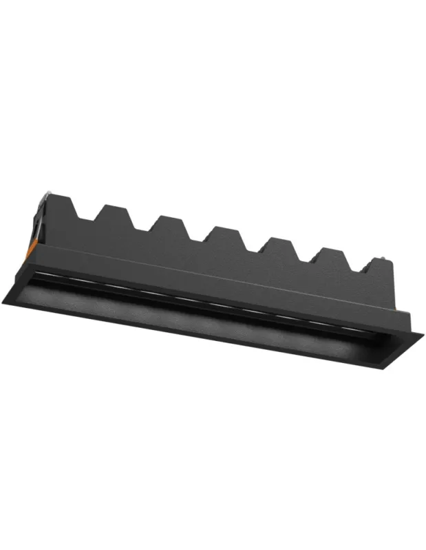 Brosline Lampa wpuszczana A - Glare in 10 - Czarna 3000K 3050 Niska cena