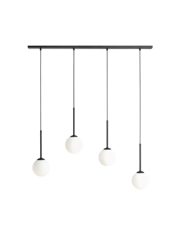 Bezpieczne zakupy ALDEX LAMPA WISZĄCA BOSSO 4 CZARNY, 4 x max 40W (1087L1)