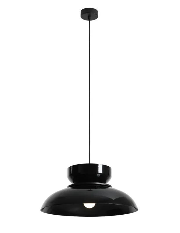 Zniżka Aldex Lampa Wisząca ALDO DARK BLACK GLOSS (47+ 23+ wood) 1 x max 15W LED (1152G3_3_C)