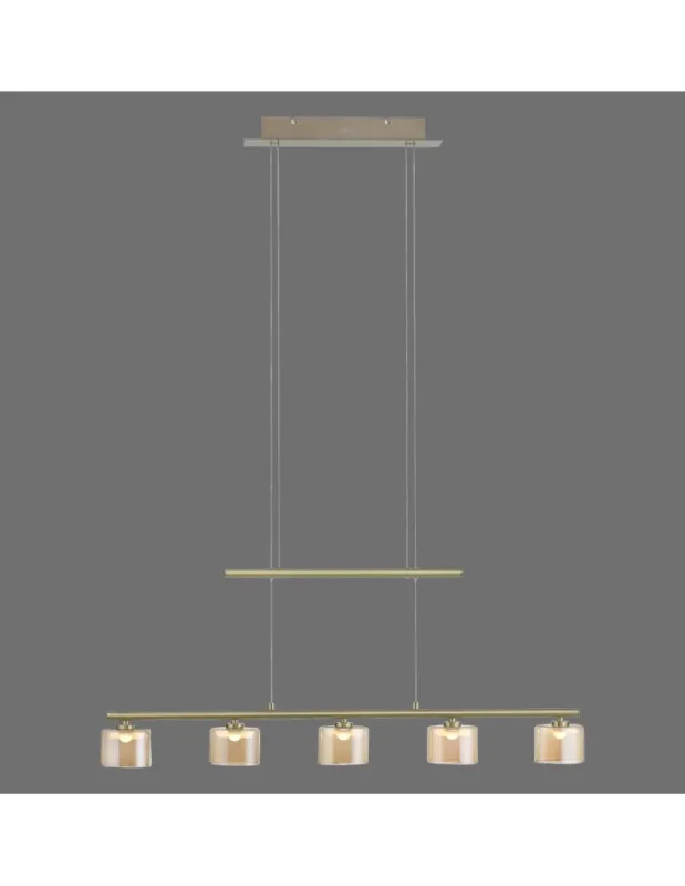 Nowy HYDRA LAMPA WISZĄCA MATOWY MOSIĄDZ