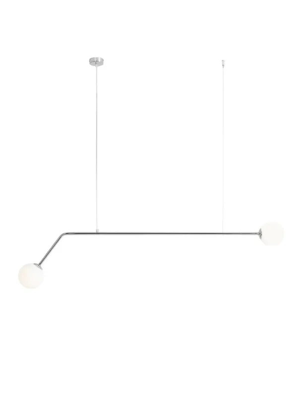 Sprawdź teraz ALDEX LAMPA WISZĄCA PURE CHROM, 2 x 40W (1064H4)