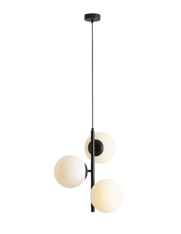 Zamów teraz Aldex Lampa Wisząca FIN 3 BLACK M 3 x max 15W LED (1120E1_M)