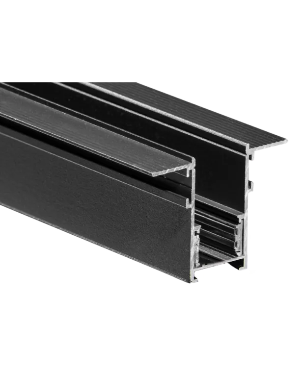 Tani Azzardo ALFA TRACK MAGNETIC52 3m GIPS1 + 2x END CAP BK Szynoprzewód Magnetyczny Podtynkowy Alfa z Zaślepkami AZ5455 kolory-swiatla.pl
