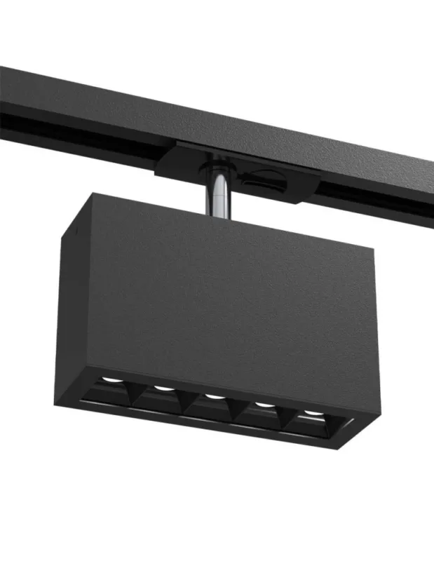 Ostatnie sztuki Brosline Spot A - Glare track 5 - Czarny - Szynoprzewód 1F 230V 3000K 6322