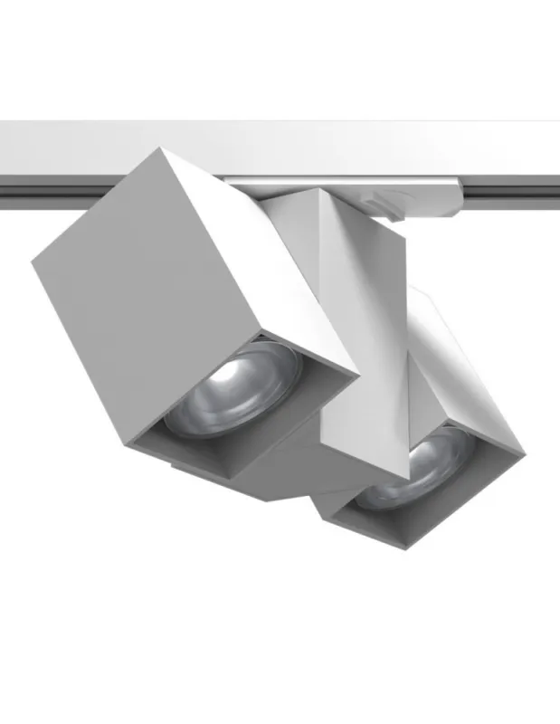 Brosline Spot Cube Track 2 - Biały - Szynoprzewód 1F 230V 6263 Niska cena