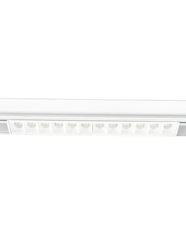 Wyprzedaż Shilo Spot magnetyczny Komatsu dot - Biały (220 mm) 48V 12W 960lm 3000K 6645