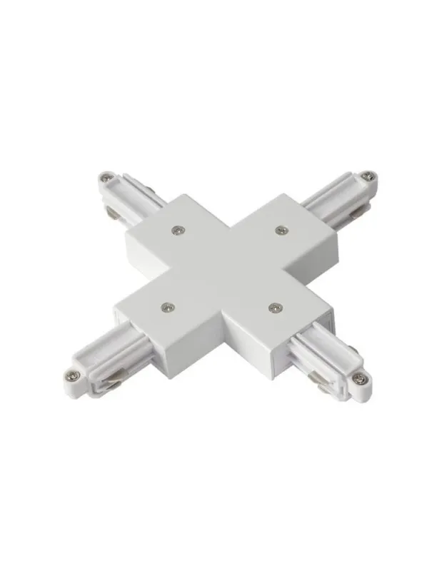 Darmowy zwrot Light Prestige Łącznik biały do szynoprzewodów 1F biały LP-554 WH kolory-swiatla.pl